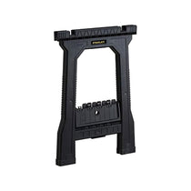 Stanley Junior Sawhorses Folding Junior Work Bench Saw Horse With Tray Twin Pack 1-70-355 - Black