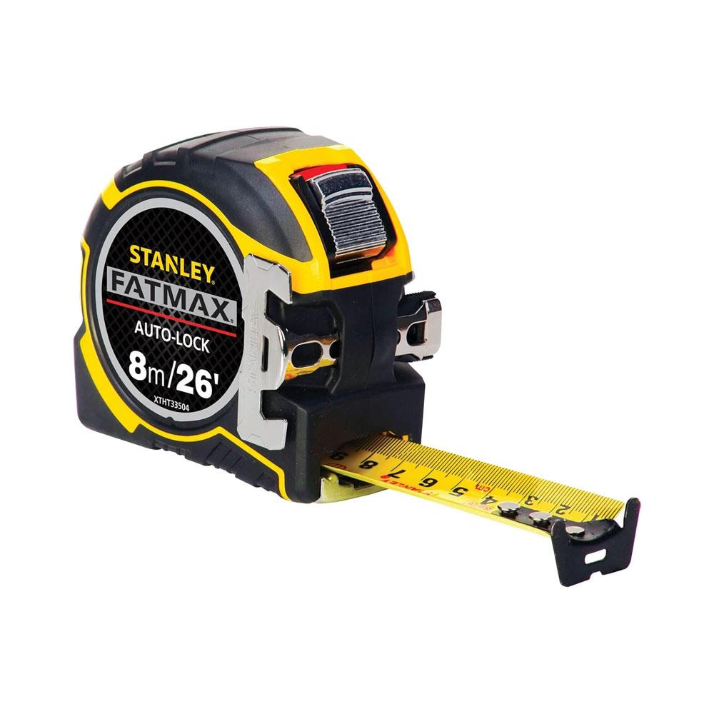 Stanley FatMax Autolock Pocket Tape 8m/26ft 0-33-504 - Yellow/Black Main image