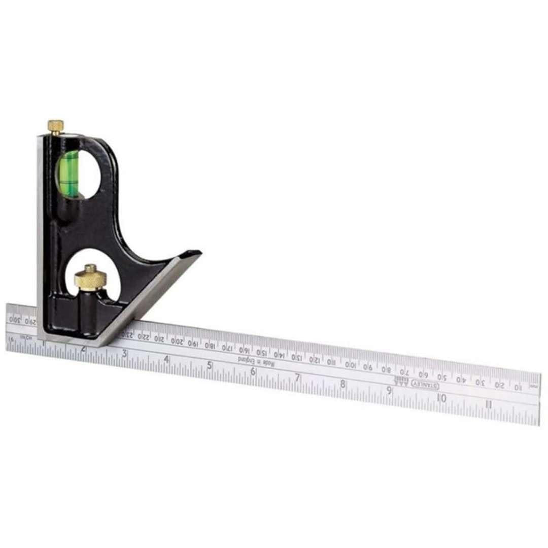 Stanley Combination Square 300 mm/12 Inches - Black/Silver Main image