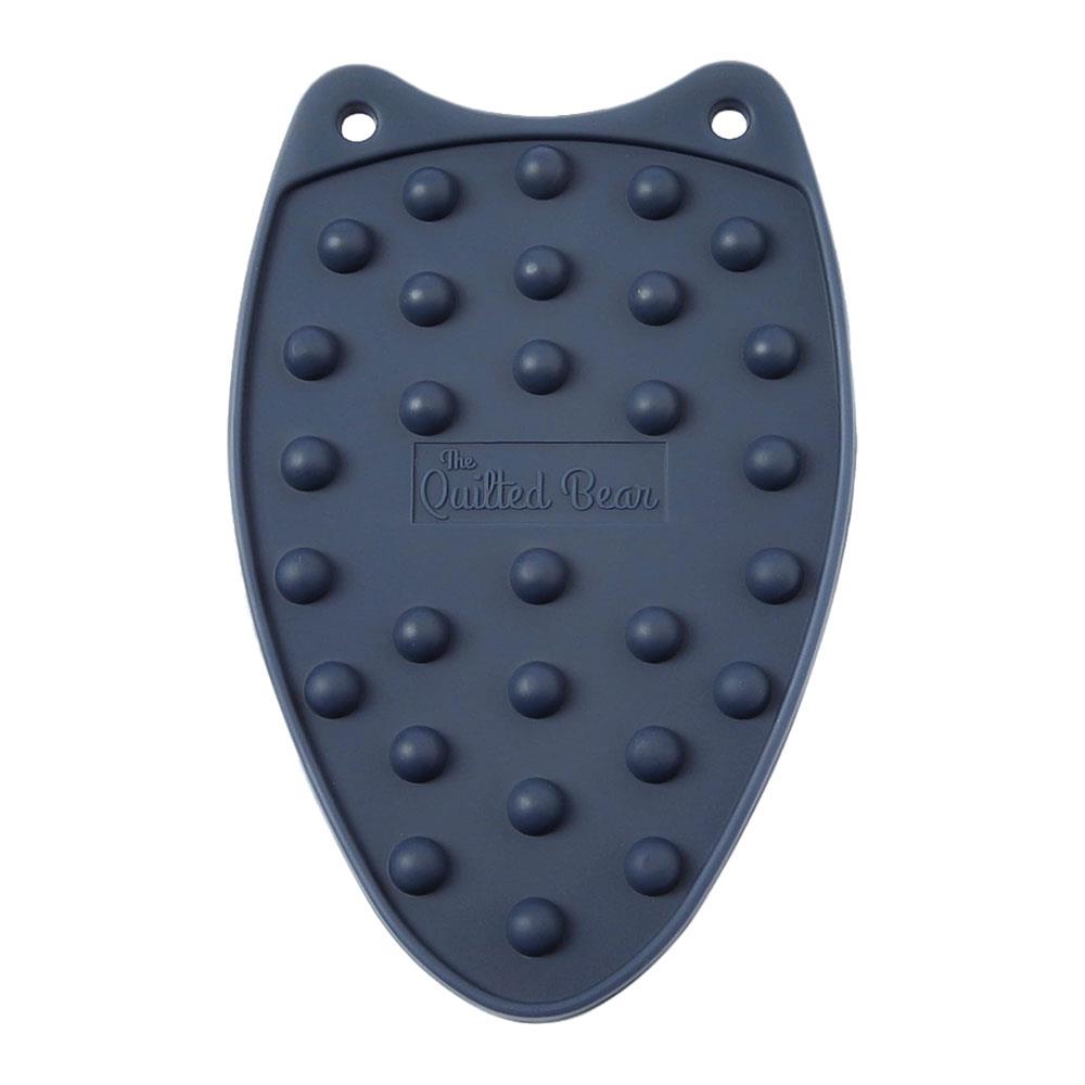 The Quilted Bear Mini Iron Rest Mini Silicone Heat Resistant Iron Pads - Navy Blue Main image