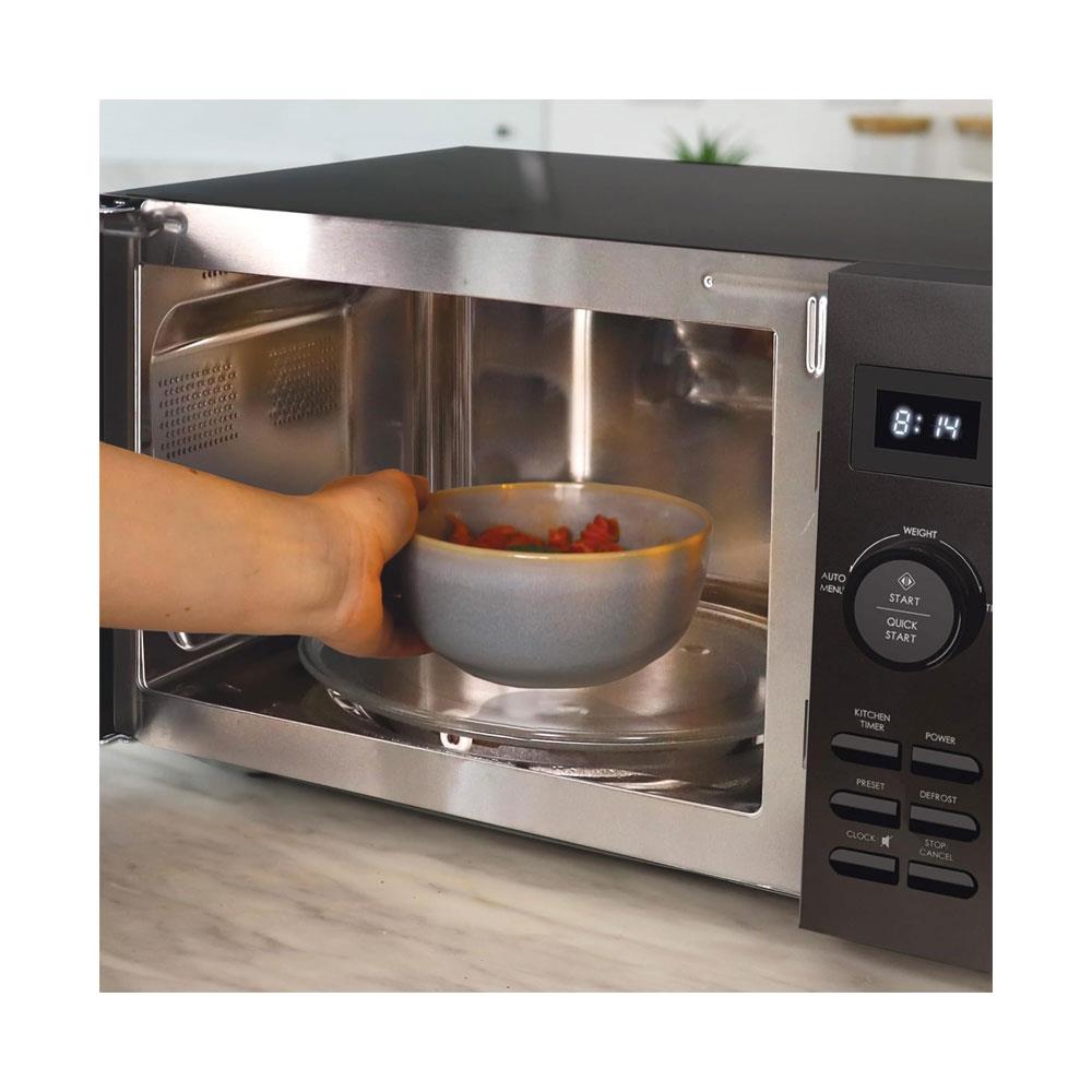 Statesman Solo Digital Microwave With 11 Power Levels 8 Cooking Programmes 800W 20 Litres - Black