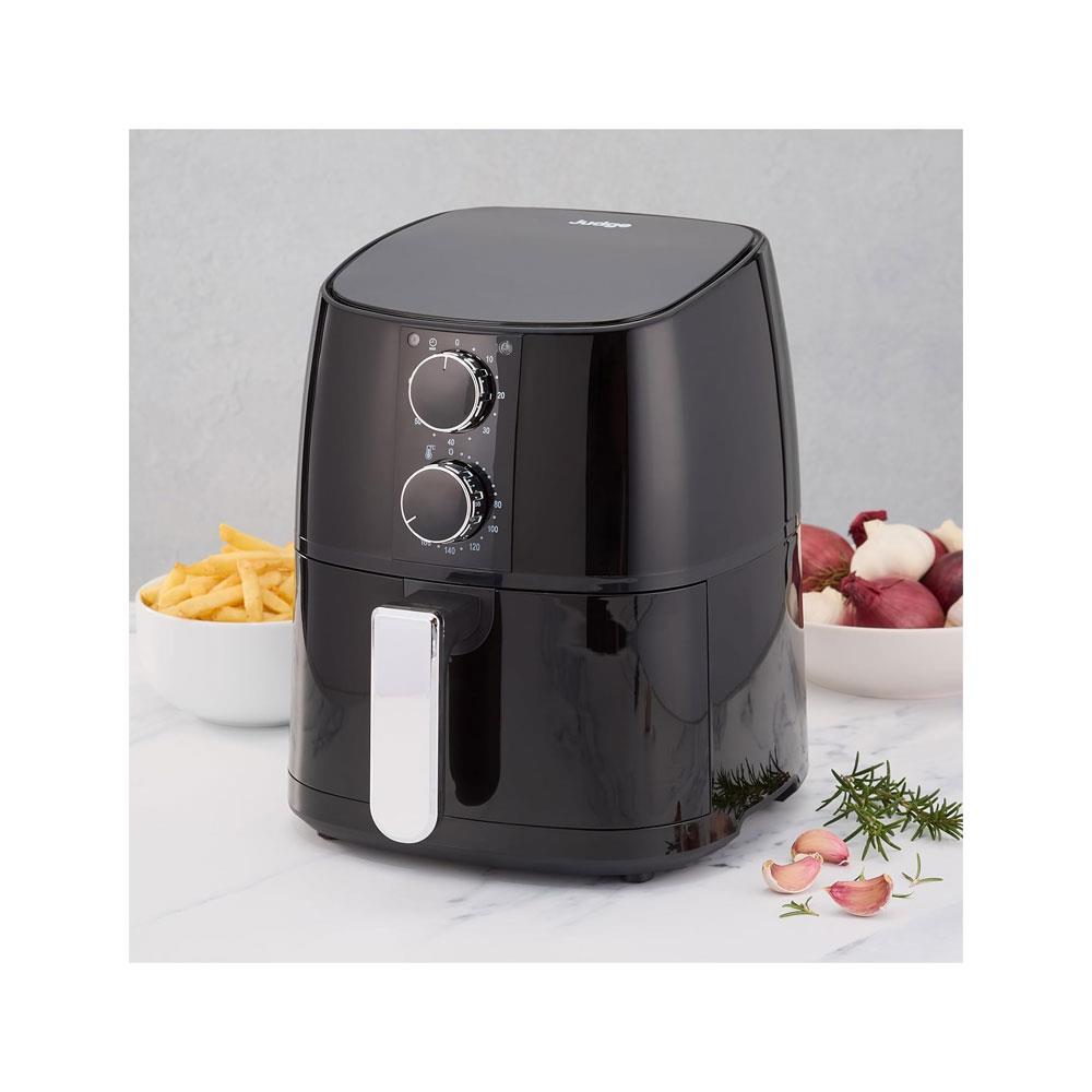 Judge Electricals Air Fryer Non-Stick Multicooker 1400W 4 Litres - Black