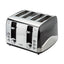 Judge Electricals 4 Slice Toaster Multipurpose 1550W - Black/Silver