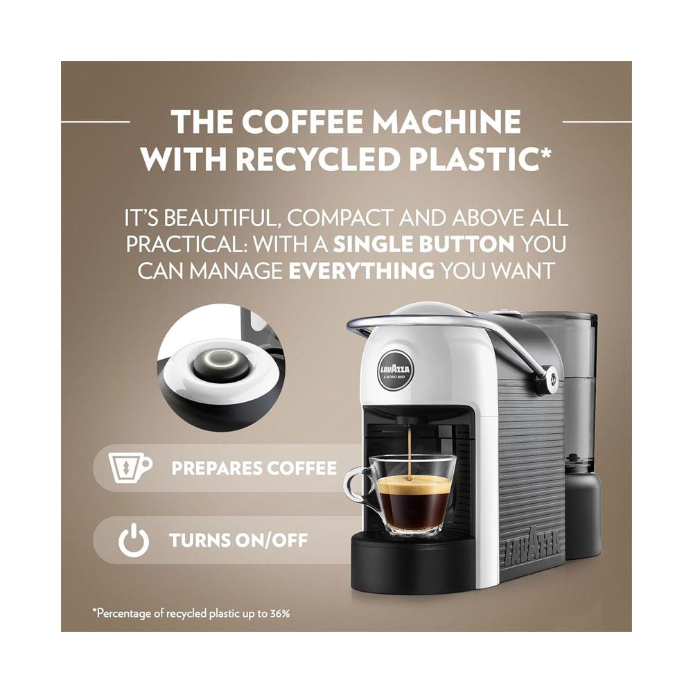 Lavazza A Modo Mio Jolie EVO Coffee Capsule Machine 1250W 0.6 Litres - White