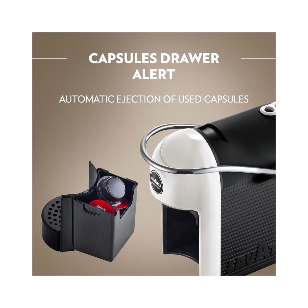 Lavazza A Modo Mio Jolie EVO Coffee Capsule Machine 1250W 0.6 Litres - White