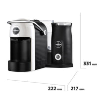 Lavazza A Modo Mio Jolie & Milk EVO Coffee Machine 1250W 0.6 Litres - White