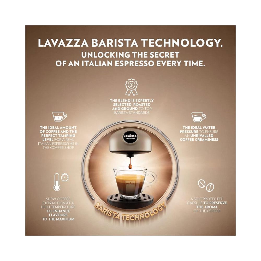 Lavazza A Modo Mio Jolie & Milk EVO Coffee Machine 1250W 0.6 Litres - White
