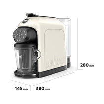 Lavazza A Modo Mio Desea Capsule Pod Coffee Machine Fully Automatic 1500W 1 Litres - White Cream