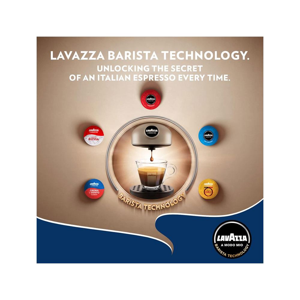 Lavazza A Modo Mio Desea Capsule Pod Coffee Machine Fully Automatic 1500W 1 Litres - White Cream