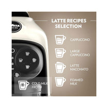 Lavazza A Modo Mio Desea Capsule Pod Coffee Machine Fully Automatic 1500W 1 Litres - White Cream