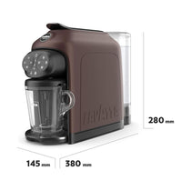Lavazza A Modo Mio Desea Capsule Pod Coffee Machine Fully Automatic 1500W 1 Litres - Walnut