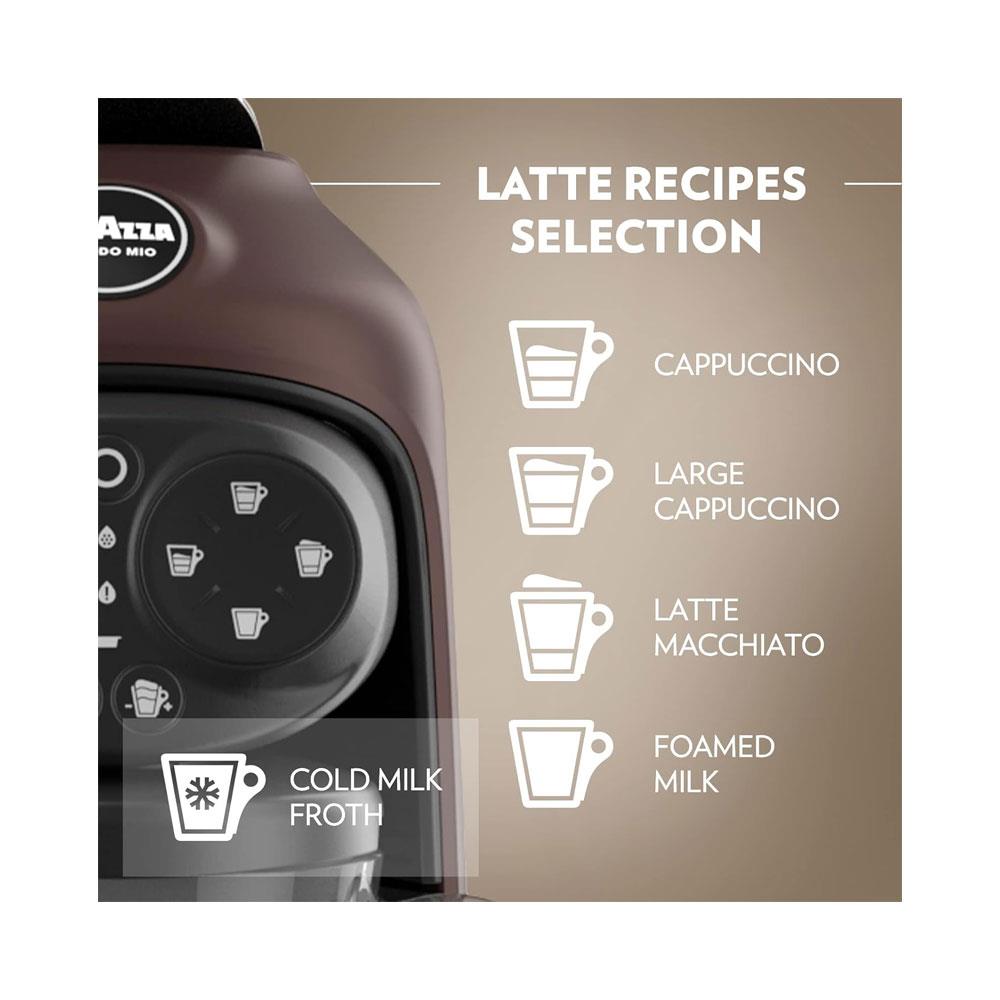 Lavazza A Modo Mio Desea Capsule Pod Coffee Machine Fully Automatic 1500W 1 Litres - Walnut