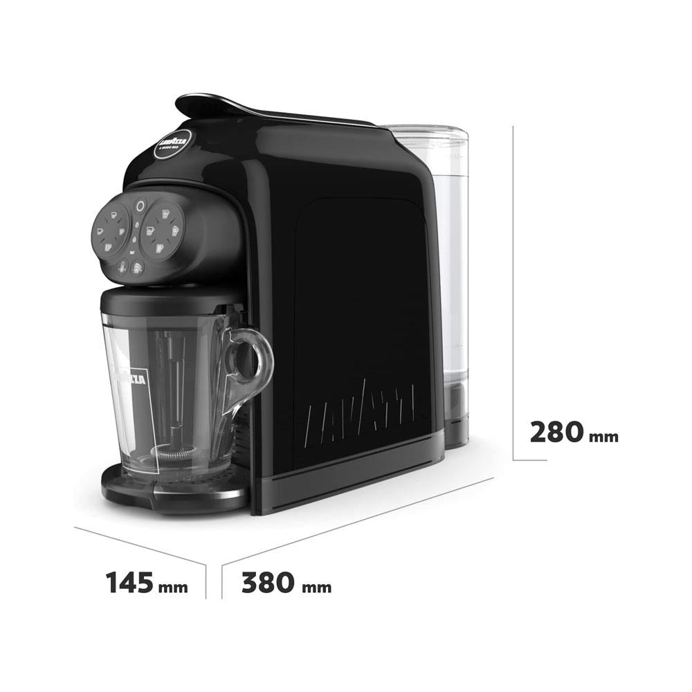Lavazza A Modo Mio Desea Capsule Pod Coffee Machine Fully Automatic 1500W 1 Litres - Black
