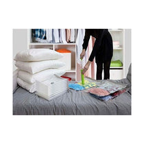 OurHouse Vacuum Storage Bags Set of 20 With Pump Compression Zip Lock Seal Bag - Clear