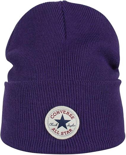 Converse All Star Chuck Patch Beanie Winter Knit Beanie Hat - Blue Main image