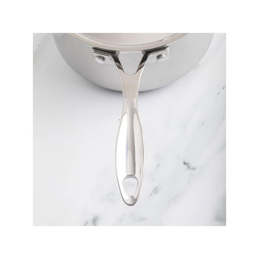 Dexam Supreme Stainless Steel Saucepan 22cm 4.5 Litres With Lid - Silver Secondary image