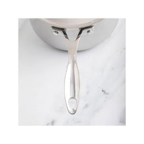 Dexam Supreme Stainless Steel Saucepan 22cm 4.5 Litres With Lid - Silver