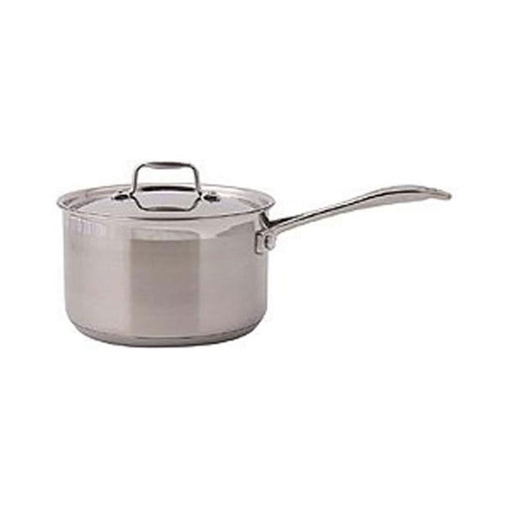 Dexam Supreme Stainless Steel Saucepan 20cm 3.5 Litres With Lid - Silver Main image