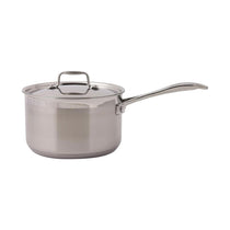 Dexam Supreme Stainless Steel Saucepan 14cm 1.3 Litres With Lid - Silver