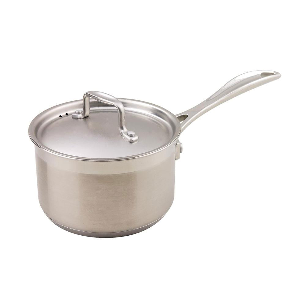 Dexam Supreme Stainless Steel Saucepan 14cm 1.3 Litres With Lid - Silver Secondary image