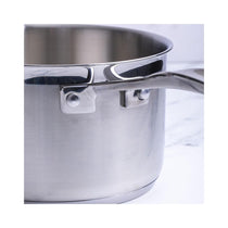 Dexam Supreme Stainless Steel Saucepan 14cm 1.3 Litres With Lid - Silver