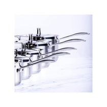 Dexam Supreme Non Stick Milk Pan 14cm Stainless Steel 1.25 Litres - Silver