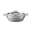 Dexam Supreme 26cm Stainless Steel Chefs Saute Pan 3.75 Litres With Helper 2 Handles - Silver