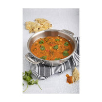 Dexam Supreme 26cm Stainless Steel Chefs Saute Pan 3.75 Litres With Helper 2 Handles - Silver