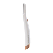 Finishing Touch Flawless Dermaplane Glow Lighted Facial Exfoliator Hair Remover - White