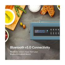 i-box Epoca Portable DAB/DAB+ And FM Radio With Bluetooth Speaker 2x 3W Stereo - Duck Egg Blue