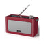 i-box Epoca Portable DAB/DAB+ And FM Radio With Bluetooth Speaker 2x 3W Stereo - Cherry Red