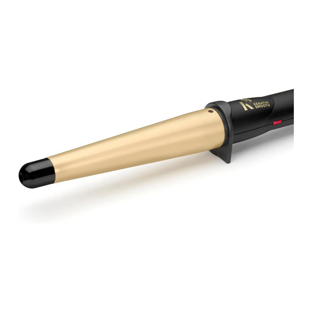 Tresemme Keratin Smooth Salon Shine Waves Hair Curling Wand - Black & Gold
