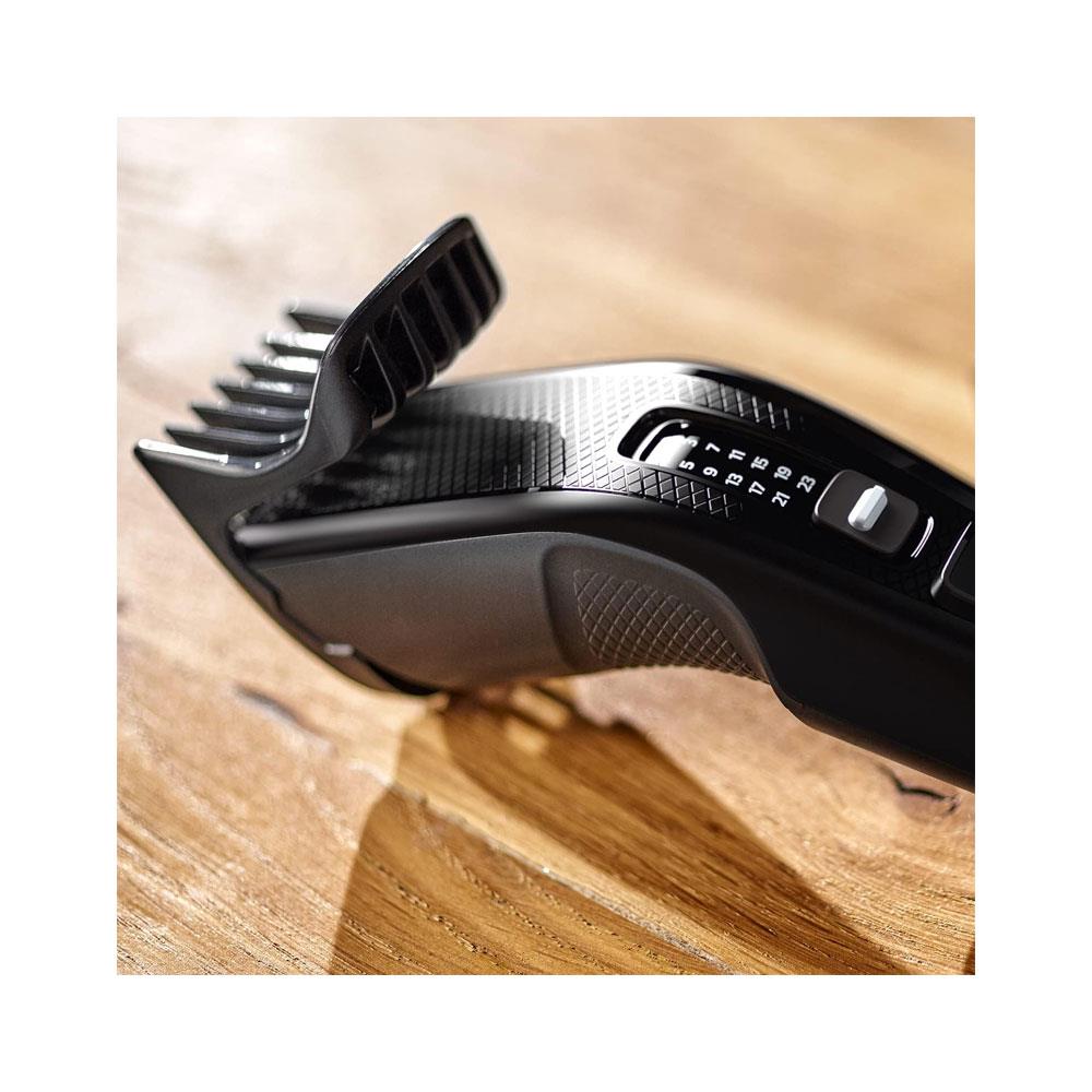 Philips Series 3000 Corded Hair Clippers With 13 Settings And Beard Comb - Black