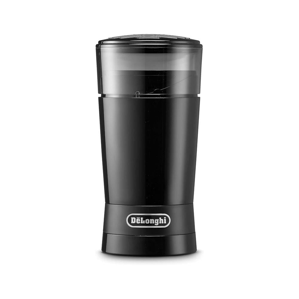 Delonghi Electric Coffee Grinder Stainless Steel Blade 90g Coffee Bean Capacity 170W - Black