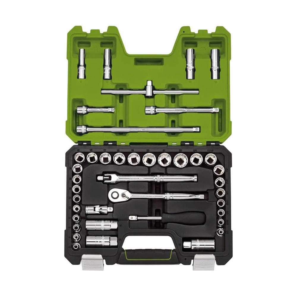 Draper Expert MM/AF Combined Socket Set 3/8 Square Drive - 41 Piece Main image