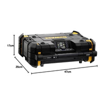 Dewalt 18V Li-Ion XR TSTAK DAB/FM/AM Digital Job Site Radio - Black/Yellow