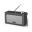 i-box Epoca Portable DAB/DAB+ And FM Radio With Bluetooth Speaker 2x 3W Stereo - Charcoal Grey