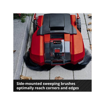 Einhell TE-SW 18/610 Li-Solo 18V Cordless Push Sweeper Power X-Change 20 Litres Dirt Tank Battery Not Included - Red