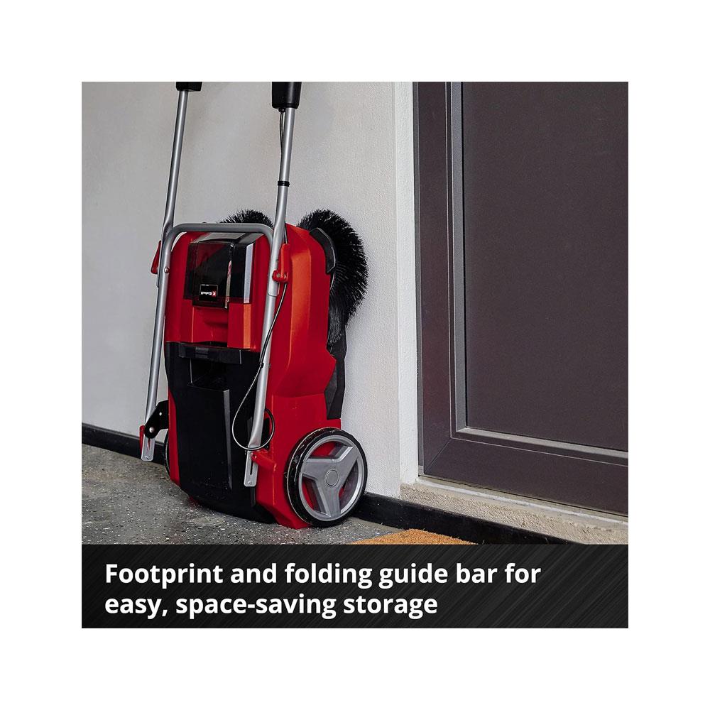 Einhell TE-SW 18/610 Li-Solo 18V Cordless Push Sweeper Power X-Change 20 Litres Dirt Tank Battery Not Included - Red
