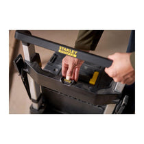 Stanley FatMax PRO-STACK Trolley Max Capacity 100kg 54.6 x 104.3 x 59cm 1-72-363 - Black