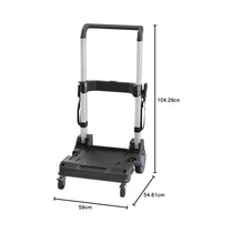 Stanley FatMax PRO-STACK Trolley Max Capacity 100kg 54.6 x 104.3 x 59cm 1-72-363 - Black