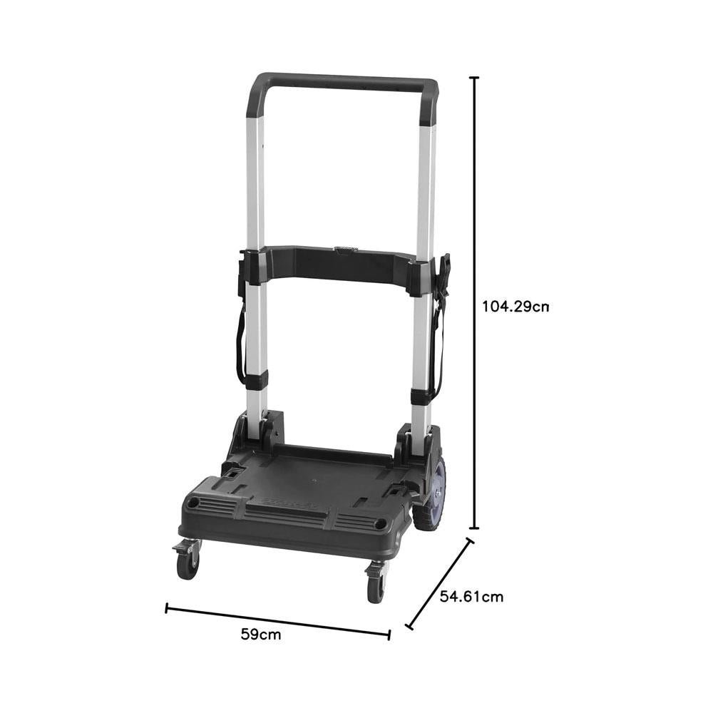 Stanley FatMax PRO-STACK Trolley Max Capacity 100kg 54.6 x 104.3 x 59cm 1-72-363 - Black