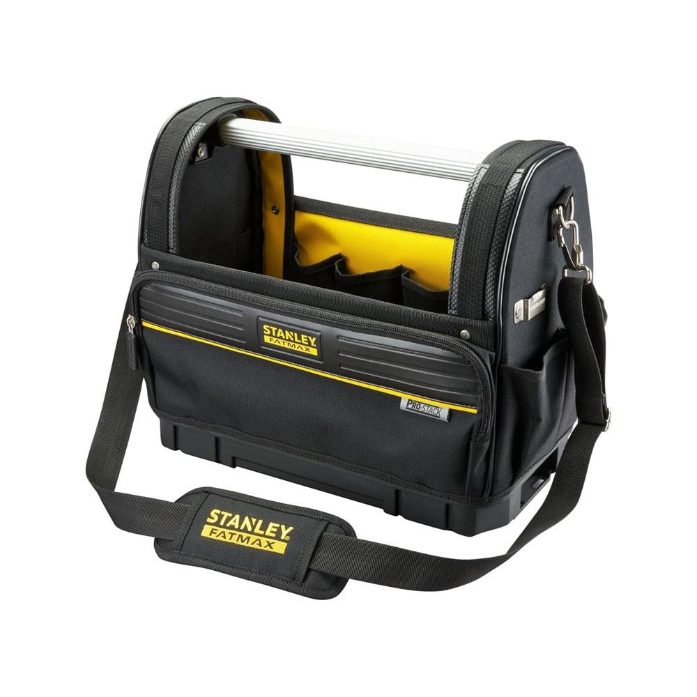 Stanley FatMax PRO-STACK Soft Open Tote Max Capacity 30kg 45 x 35 x 25cm 1-76-261 - Black