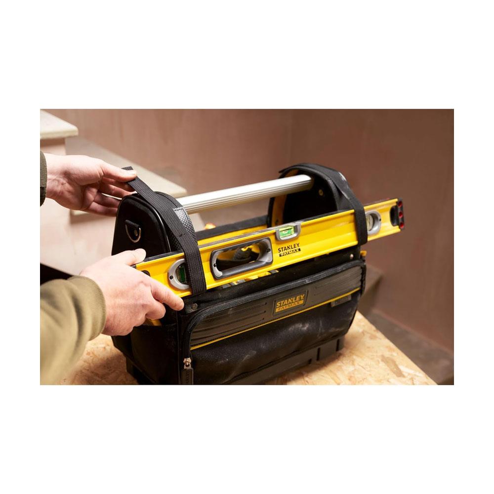 Stanley FatMax PRO-STACK Soft Open Tote Max Capacity 30kg 45 x 35 x 25cm 1-76-261 - Black