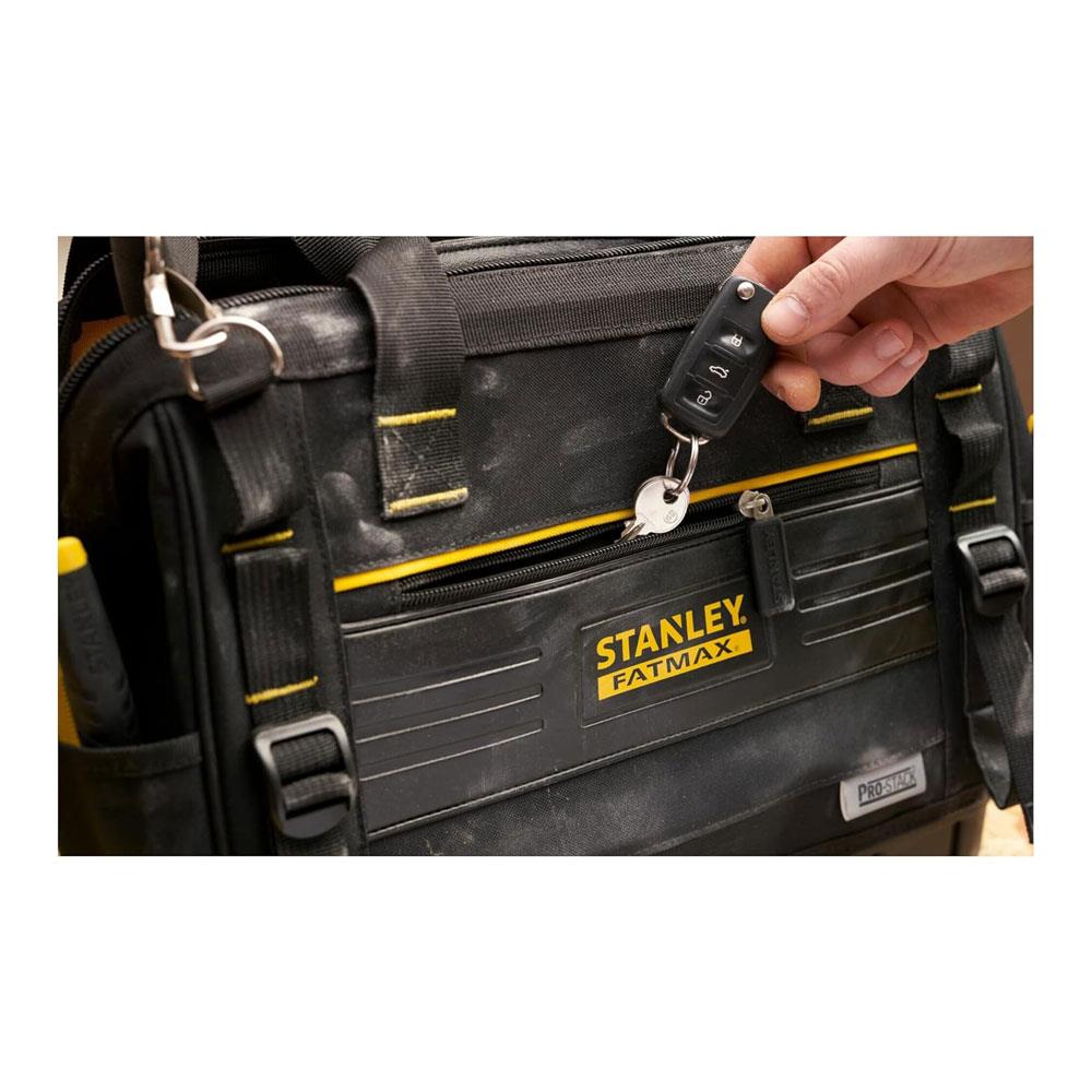 Stanley FatMax PRO-STACK Soft Bag Max Capacity 30kg 45 x 30 x 25cm 1- 76-271 - Black