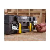 Stanley FatMax PRO-STACK Shallow Tool Box Max Capacity 30kg 13.5 Litres 1-71-966 - Black