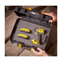 Stanley FatMax PRO-STACK Shallow Tool Box Max Capacity 30kg 13.5 Litres 1-71-966 - Black