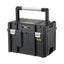 Stanley FatMax PRO-STACK Organiser Top Deep Box Max Capacity 30kg 22.2 Litres 1-75-796 - Black