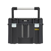Stanley FatMax PRO-STACK Organiser Top Deep Box Max Capacity 30kg 22.2 Litres 1-75-796 - Black