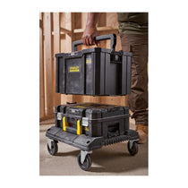 Stanley FatMax PRO-STACK Open Tote Tool Box Max Capacity 10kg 44 x 27.5 x 32cm 1-75-794 - Black